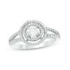 Thumbnail Image 0 of 0.69 CT. T.W. Diamond Double Frame Engagement Ring in 10K White Gold