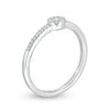 0.10 CT. T.W. Diamond Frame Ring in 10K Gold