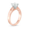 Thumbnail Image 2 of 1.00 CT. Certified Diamond Solitaire Engagement Ring in 14K Rose Gold (I/I2)