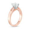Thumbnail Image 3 of 1.00 CT. Certified Diamond Solitaire Engagement Ring in 14K Rose Gold (I/I2)