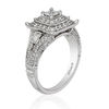 Thumbnail Image 2 of Enchanted Disney Mulan 1.00 CT. T.W. Princess-Cut Diamond Double Frame Engagement Ring in 14K White Gold