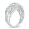 Thumbnail Image 1 of 1.45 CT. T.W. Composite Diamond Multi-Row Ring in 10K White Gold