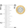 Thumbnail Image 4 of 0.18 CT. T.W. Diamond Pendant, Ring and Earrings Set in Sterling Silver with 14K Gold Plate - Size 7
