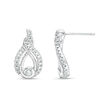 Thumbnail Image 2 of Interwoven™ 0.23 CT. T.W. Diamond Drop Earrings in 10K White Gold