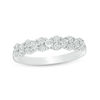 Thumbnail Image 0 of 0.04 CT. T.W. Diamond Alternating Band in 10K White Gold