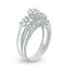 Thumbnail Image 2 of 0.58 CT. T.W. Multi-Diamond Three Stone Bridal Set in 10K White Gold