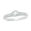 Thumbnail Image 0 of 0.18 CT. T.W. Diamond Promise Ring in 10K White Gold