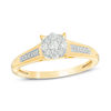 Thumbnail Image 0 of 0.18 CT. T.W. Composite Diamond Promise Ring in 10K Gold