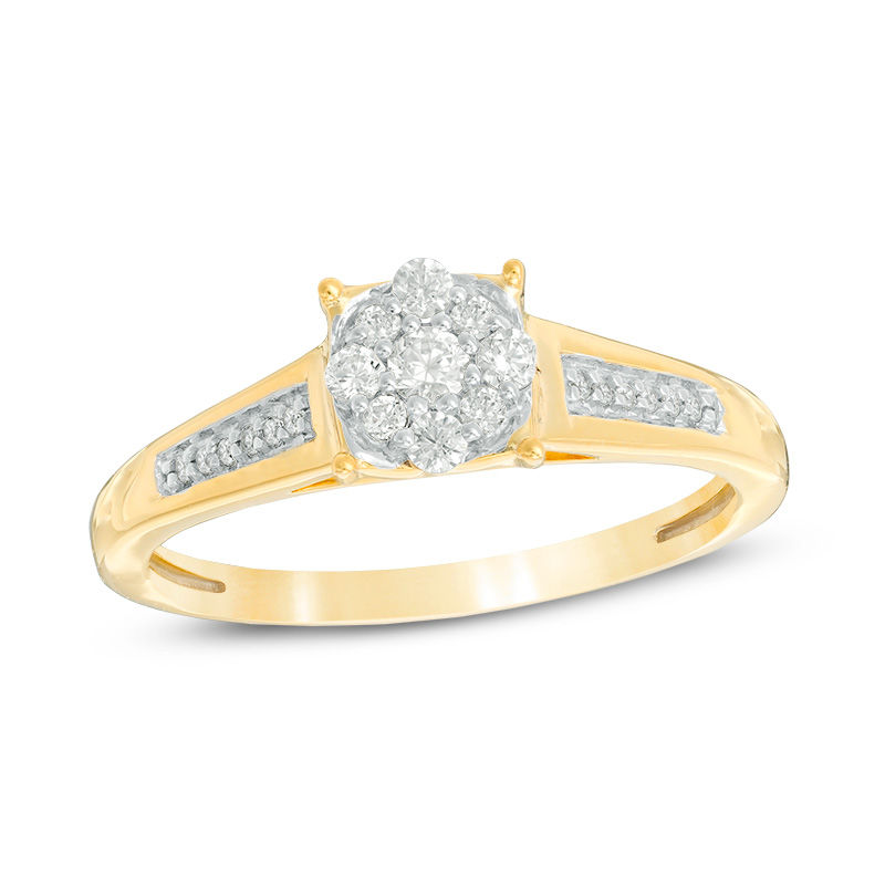 0.18 CT. T.W. Composite Diamond Promise Ring in 10K Gold|Peoples Jewellers