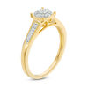 Thumbnail Image 1 of 0.18 CT. T.W. Composite Diamond Promise Ring in 10K Gold