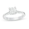 Thumbnail Image 0 of 1.00 CT. T.W. Certified Canadian Princess-Cut Diamond Frame Engagement Ring in 14K White Gold (I/I1)