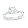 Thumbnail Image 1 of 1.00 CT. T.W. Certified Canadian Princess-Cut Diamond Frame Engagement Ring in 14K White Gold (I/I1)