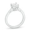 Thumbnail Image 3 of 1.00 CT. T.W. Certified Canadian Princess-Cut Diamond Frame Engagement Ring in 14K White Gold (I/I1)