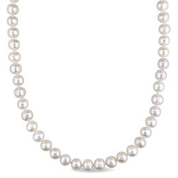 7.5 - 8.0mm Cultured Freshwater Endless Pearl Strand Necklace - 36&quot;