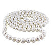7.5 - 8.0mm Cultured Freshwater Endless Pearl Strand Necklace - 36"