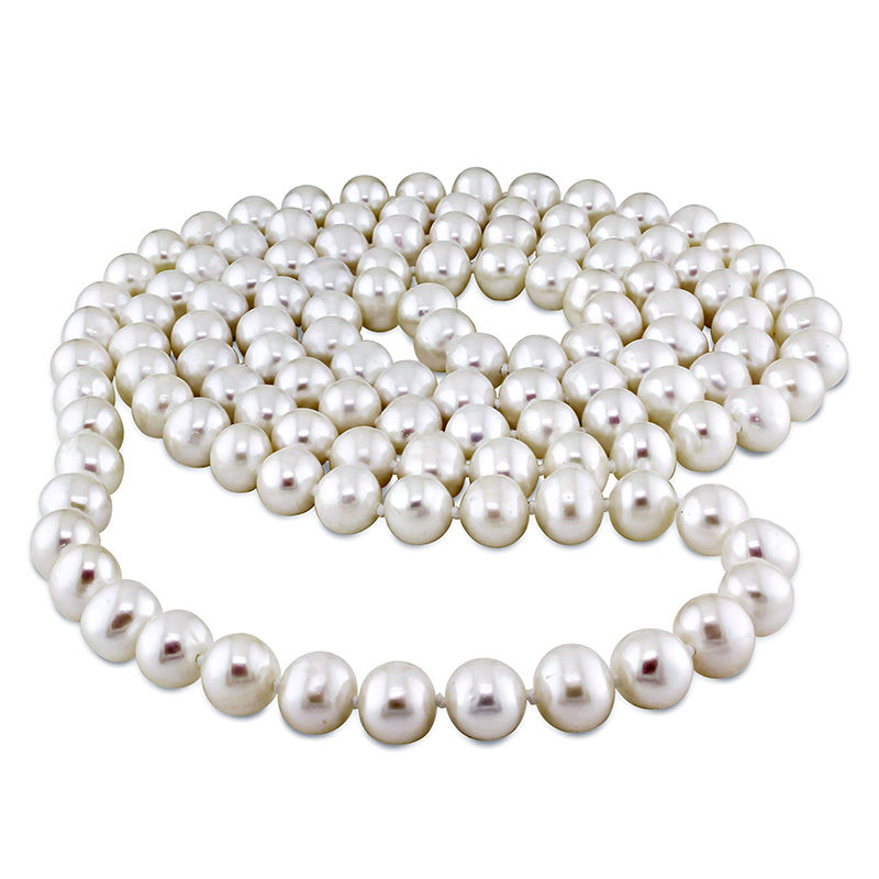 Endless cheap pearl necklace