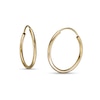 20.0mm Continuous Tube Hoop Earrings in 14K Gold