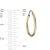 Thumbnail Image 2 of 20.0mm Continuous Tube Hoop Earrings in 14K Gold