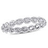 0.17 CT. T.W. Diamond Twist Rope Eternity Wedding Band in 10K Gold