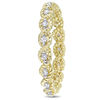 Thumbnail Image 2 of 0.17 CT. T.W. Diamond Twist Rope Eternity Wedding Band in 10K Gold