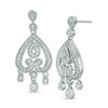 Thumbnail Image 0 of Lab-Created White Sapphire Vintage-Style Chandelier Drop Earrings in Sterling Silver