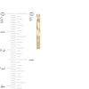 Thumbnail Image 3 of Diamond-Cut 20.0mm Hoop Earrings in Hollow 14K Tri-Tone Gold