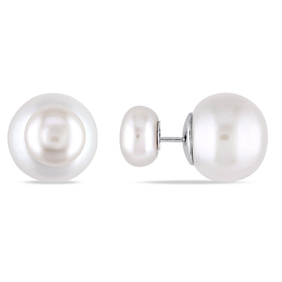Reversible cheap pearl earrings