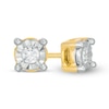 Thumbnail Image 0 of 0.085 CT. T.W. Diamond Solitaire Stud Earrings in 10K Gold