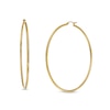 65.0mm Tube Hoop Earrings in 10K Gold