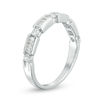 Thumbnail Image 1 of 0.45 CT. T.W. Baguette and Round Diamond Alternating Wedding Band in 10K White Gold
