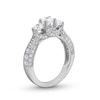 Thumbnail Image 3 of 1.45 CT. T.W. Diamond Past Present Future® Ring in 14K White Gold (I/I2)