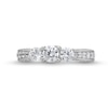 Thumbnail Image 4 of 1.45 CT. T.W. Diamond Past Present Future® Ring in 14K White Gold (I/I2)