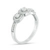 Thumbnail Image 1 of 0.45 CT. T.W. Diamond Three Stone Frame Engagement Ring in 10K White Gold