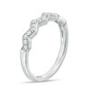 Thumbnail Image 1 of 0.085 CT. T.W. Diamond Zig-Zag Band in 10K White Gold