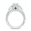 Thumbnail Image 2 of Vera Wang Love Collection 2.23 CT. T.W. Certified Emerald-Cut Diamond Frame Engagement Ring in 14K White Gold (I/SI2)