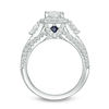 Vera Wang Love Collection 2.23 CT. T.W. Emerald-Cut Diamond Frame Engagement Ring in 14K White Gold (I/SI2)