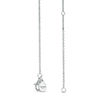 Thumbnail Image 2 of The Kindred Heart from Vera Wang Love Collection Sapphire and 0.085 CT. T.W. Diamond Pendant in Sterling Silver - 19"