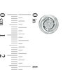 Thumbnail Image 2 of 0.085 CT. T.W. Diamond Swirl Stud Earrings in Sterling Silver