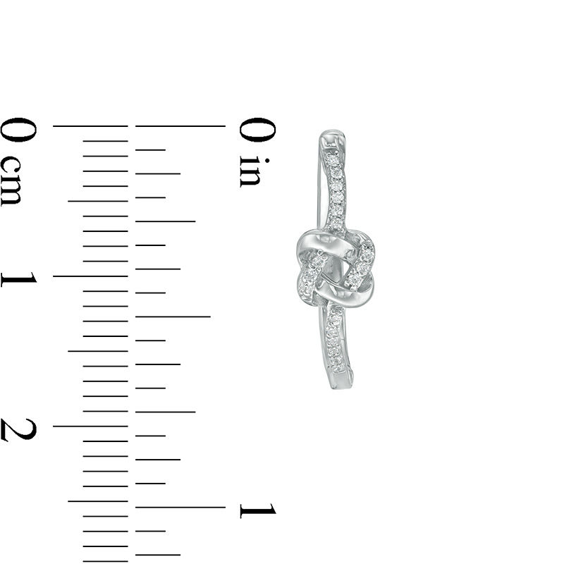 Love knot on sale pandora earrings
