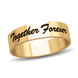6.0mm Engravable Wedding Band (1 Line)