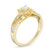 Thumbnail Image 1 of 0.45 CT. T.W. Diamond Frame Twist Engagement Ring in 10K Gold