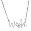 "wish" Necklace in Sterling Silver - 17"