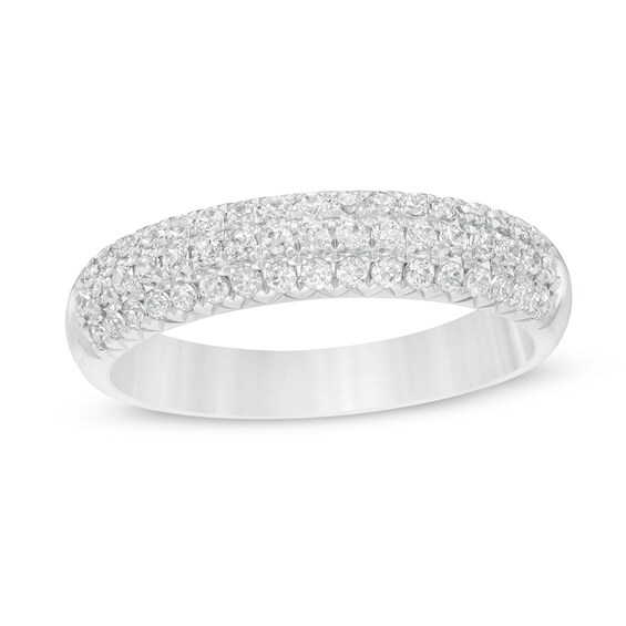 0.50 CT. T.W. Certified Diamond Band in 14K White Gold (I/SI2)