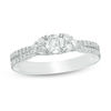 Thumbnail Image 1 of 0.70 CT. T.W. Diamond Tri-Sides Engagement Ring in 14K White Gold