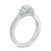 Thumbnail Image 2 of 0.70 CT. T.W. Diamond Tri-Sides Engagement Ring in 14K White Gold