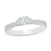 Thumbnail Image 1 of 0.50 CT. T.W. Diamond Tri-Sides Engagement Ring in 14K White Gold