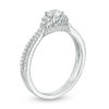 Thumbnail Image 2 of 0.50 CT. T.W. Diamond Tri-Sides Engagement Ring in 14K White Gold
