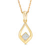 Thumbnail Image 0 of Diamond Accent Teardrop Pendant in 10K Gold