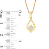 Thumbnail Image 1 of Diamond Accent Teardrop Pendant in 10K Gold