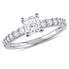 Thumbnail Image 1 of 1.01 CT. T.W. Cushion-Cut Diamond Engagement Ring in 14K White Gold